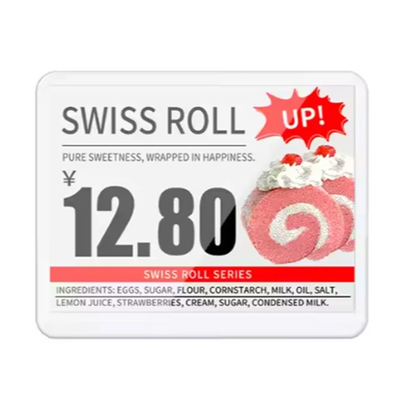 5,8'' E-ink Electronic Shelf Labels - Ondersteunt NFC & 7-kleurige LED