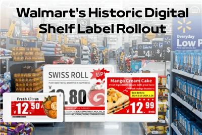 Walmart's historische digitale planke-etikette