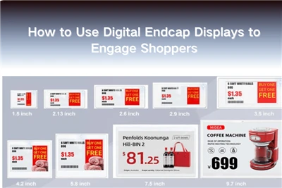 Wie gebruukste digitale endcap-displays um kopers te engagere
