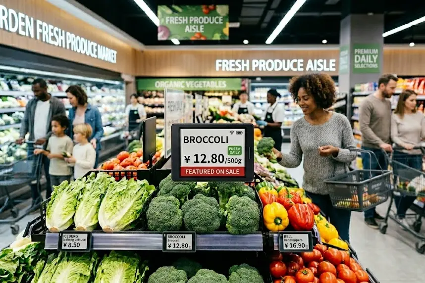 Elektronische prieskaarte veur supermarkt: ‘n praktische gids veur ESL-implem...