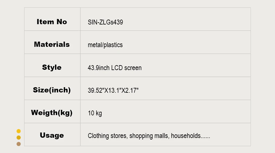 43.9 Inch LCD Bar Display Double Face Screen Manufacturer 43.9 Inch LCD Bar Display Double Face Screen Manufacturer